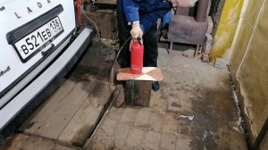 Мовильница из огнетушителя для антикоррозийной обработки авто