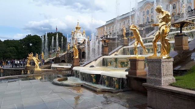 Fountains of Peterhof. Saint-Petersburg, Russia. Фонтаны Петергофа. Петродворец. 8.