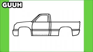 HOW TO DRAW A LOWRIDER TRUCK