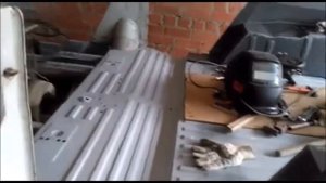 Монтаж средней панели пола и задних крыльев автомобиля УАЗ.  Часть 61.