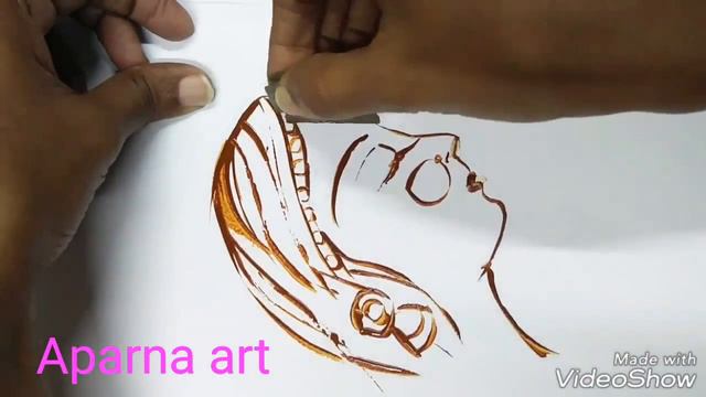 How to paint Anemon And Face with Blade | Acrylic art Tutorials смотреть онлайн