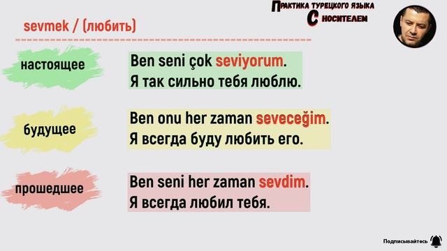 Использование глаголов по временам - Турецкий язык для начинающих