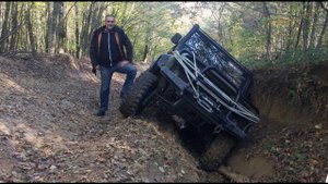 Уаз с редукторами от трактора на вояках и Леопард. Убинская Новосадовый Пшада Новый. UAZ off road!