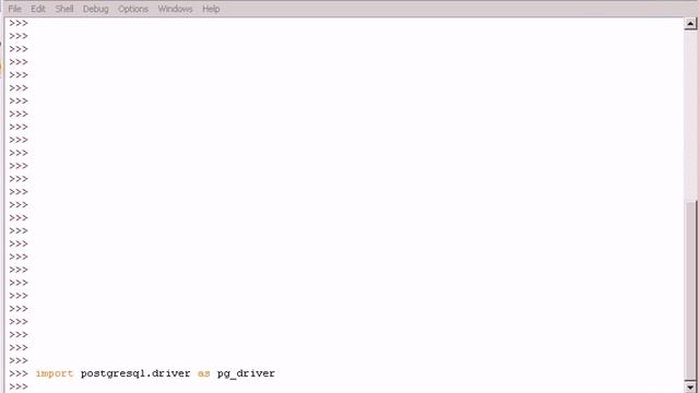 Python: подключение к PostgreSQL смотреть онлайн