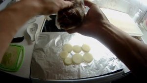 Готовим баранину в фольге. Cooking lamb in foil. Lammfleisch in Folie kochen.