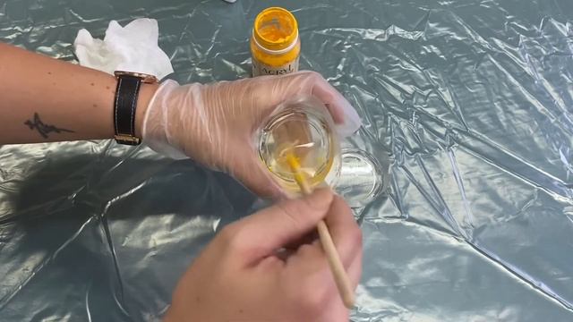Красители для эпоксидной смолы//Что будет если красить эпоксидную смолу акриловыми красками!