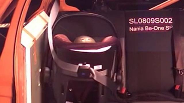 Краш-тест Nania BeOne SP, ADAC 2009, боковой удар, манекен Q1 смотреть онлайн