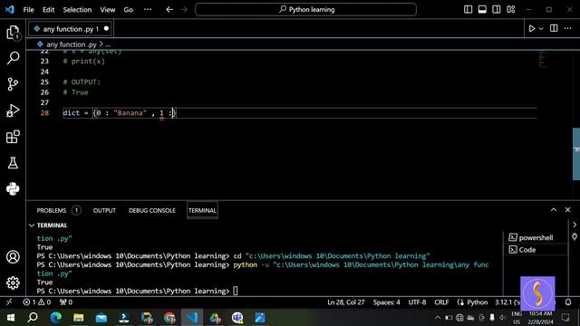 (MM) Exploring Python's `any()` Function смотреть онлайн