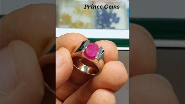 Natural Ruby Ring For Man's