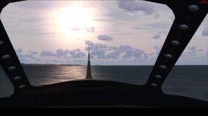 Microsoft Flight Simulator X  " Бомбер "- визуальный полет