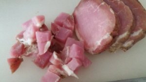 Салат с вяленым мясом