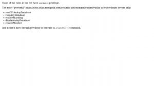 Databases: How to add userAdmin user in Mongodb Atlas? (2 Solutions!!)