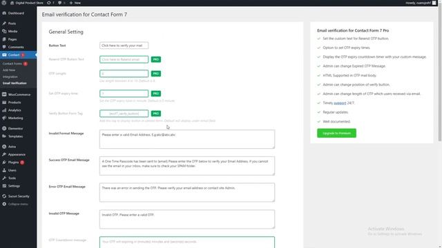 How To Submit Contact Form 7 Email Verification With Otp In 2023
