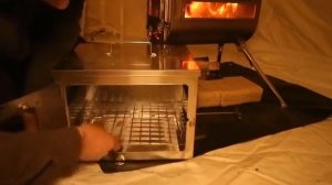 Winnerwell Outdoor Wood Camping Stove Cooking with Fastfold Oven