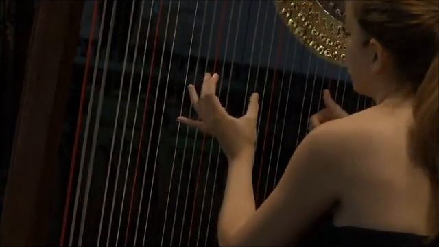 Andreas Papanikolaou & Katerina Gima  play the Sonata for violin and harp by Simos Papanas (1/2)