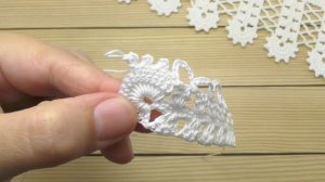ЛЕНТОЧНОЕ КРУЖЕВО вязание крючком КАЙМА схема вязания мастер-класс How to Crochet Lace Tape Ribbon