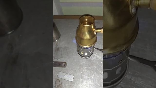 Примус Juwel 34 (Gustav Barthel). Демонстрация горения. смотреть онлайн