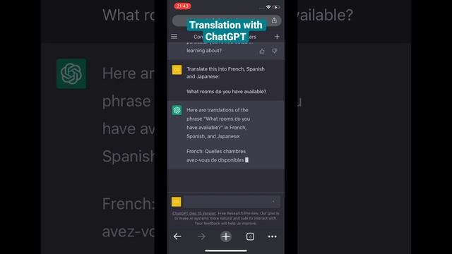 ? Break Language Barriers!Translation Masterywith ChatGPT Awaits? #ChatGPTTranslate #LanguageJourne