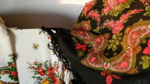 Моя коллекция винтажных Павловопосадских платков