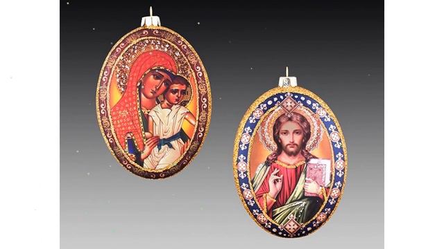 Овал ОБРАЗЫ БОГОРОДИЦЫ И СПАСИТЕЛЯ (NV Trading Co) 9х2,5х11,4см обзор 43354-5 смотреть онлайн