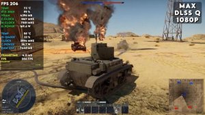 War Thunder RTX 3060 12GB + I5 12400F | Max and Low Settings (DLSS ON/OFF)