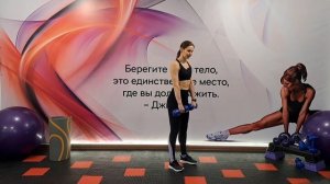 Тренировка Спина, Плечи, Руки..  Стоя с гантелями
