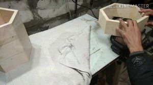 Полки-соты своими руками /do-it-yourself hexagon shelves