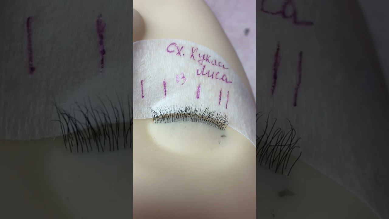Схема Кукла-Лиса  #обучениересницы #ресницы #lashes #ресницыобучение