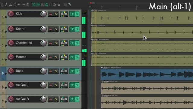 Multiple Main Keyboard Sections In REAPER 7