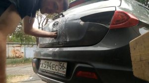 Lifan X60. Body repair. Кузовной ремонт крышки багажника