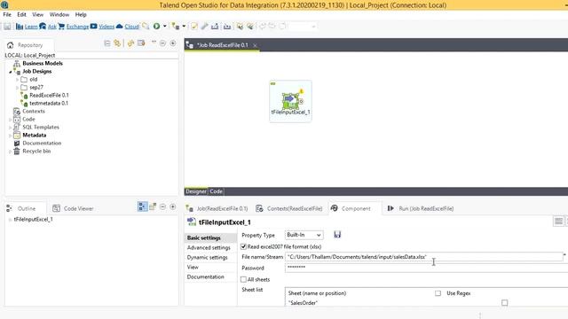 How to Read Excel input with sheets using Talend смотреть онлайн