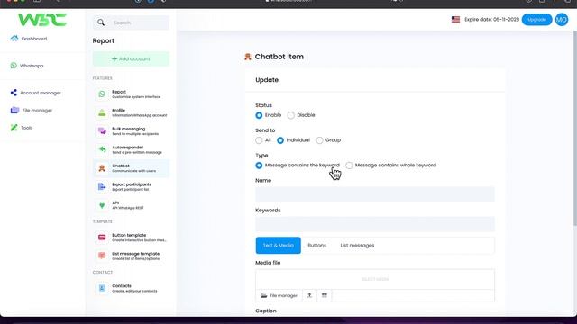 #4 الرد التلقائي والشات بوت واستخراج اعضاء الجروب (كورس التسويق علي الواتساب) | Whatsbot Cloud смотреть онлайн