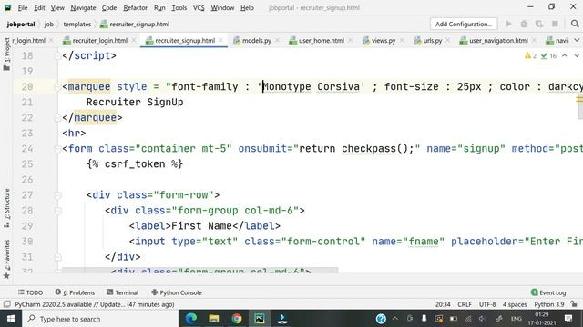 #21 Django Project || Online Job Portal Project || Hindi смотреть онлайн