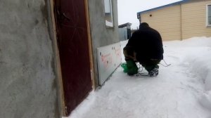 Утепляю летнюю кухню.