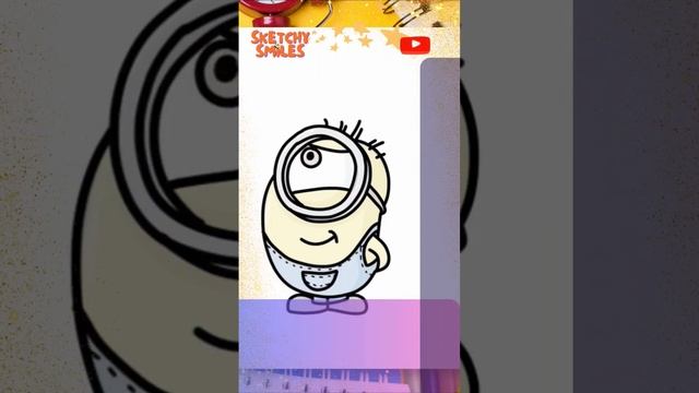 How to Draw Minions | Step by Step Easy Drawing Tutorials For Kids смотреть онлайн