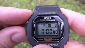 CASIO DW-5600E-1V настройка, функции касио g shock
