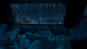 10 Hours ?️Thunderstorm in Your Car - Relaxing Rain Sounds ASMR for Anxiety and Relaxation
