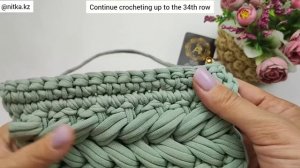 Вяжем сумку кроссбоди из одного мотка пряжи Видео мастер-класс для начинающих Подробно + Пошагово