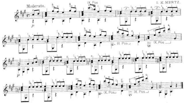 Moderato, Johann Kaspar Mertz смотреть онлайн