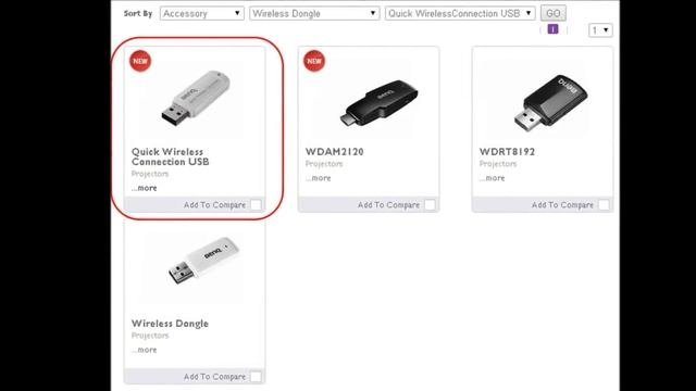 [BenQ FAQ] Projector_How to use Quick Wireless Connection USB смотреть онлайн