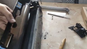 Kyocera M2040dn drum and drum cleaning blade change. DK-1150 recycle.