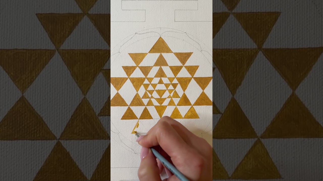#шриянтра #сакральнаягеометрия #sacredart #sacredgeometryart