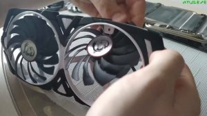 Как Поменять Кулеры на MSI ARMOR RX 570/580/590 GTX 1060/1070/1080