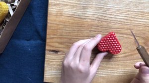 Свечи из вощины в виде сердца Своими Руками | Подарок своими руками❤️