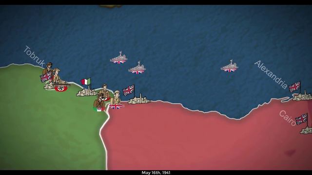 North African Campaign 1941 | Animated History смотреть онлайн