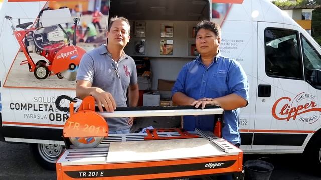 Máquina de corte de cerâmica e porcelanato TR201 E Clipper смотреть онлайн