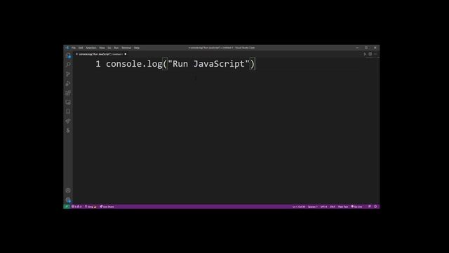 How To Run JavaScript Code In Visual Studio Code / VSCode Terminal / Code Runner