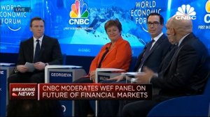 Davos interview: Steven Mnuchin, Sajid Javid, Kristalina Georgieva and Axel Weber