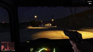 GTA5 Таран грузовиком на шоссе