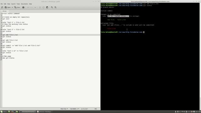 Git status command #71 смотреть онлайн